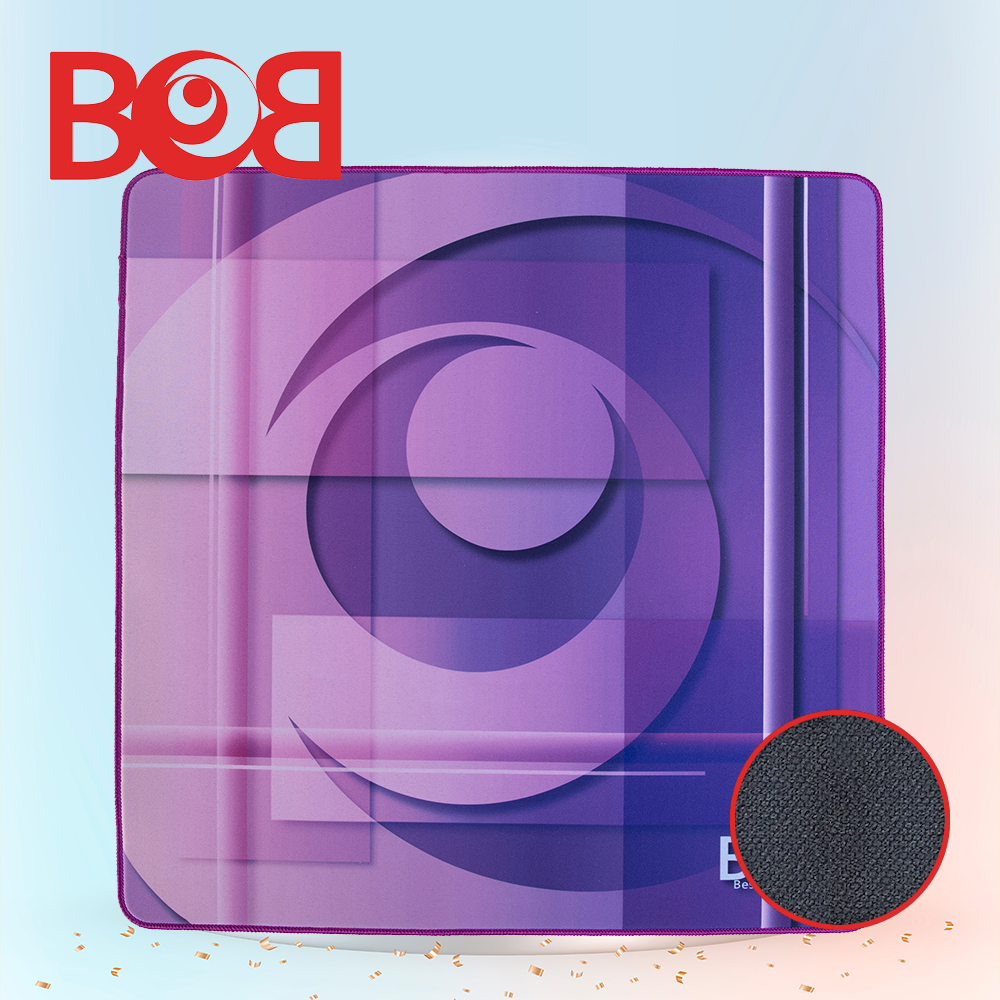 밥패드 BOB PRO V1 게이밍 마우스패드 컴퓨터 패드 퍼플