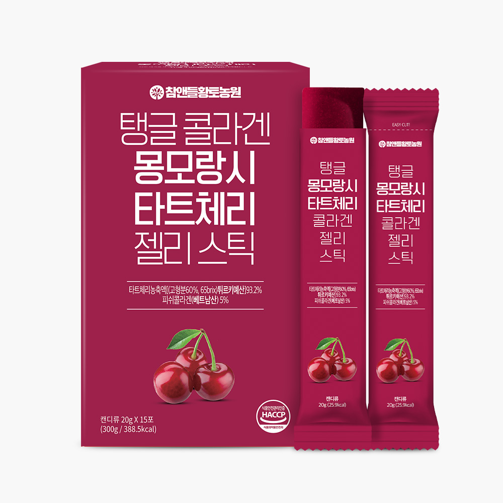 참앤들황토농원 저분자 타트체리 콜라겐젤리 20g 15포, 1개