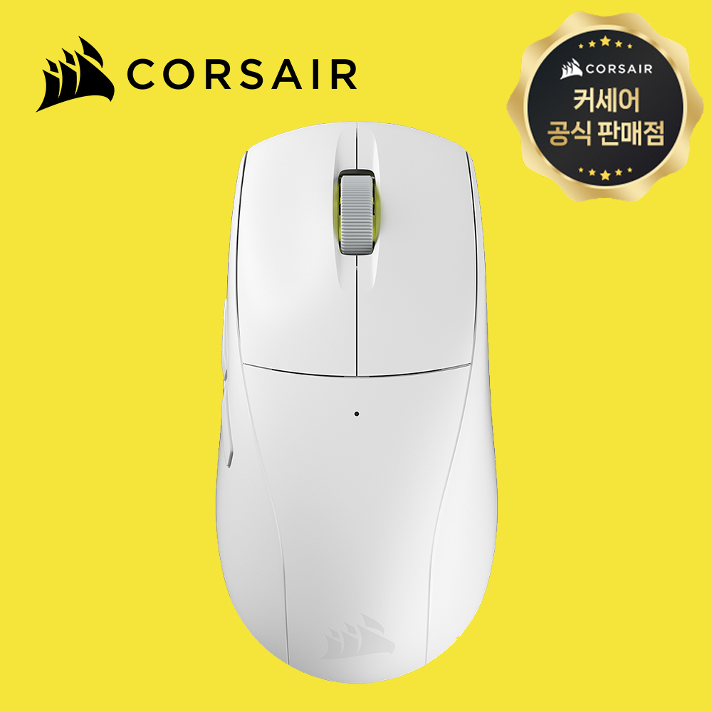 [국내정발] 커세어 M75 AIR 무선 게이밍마우스 화이트 - 상품 이미지