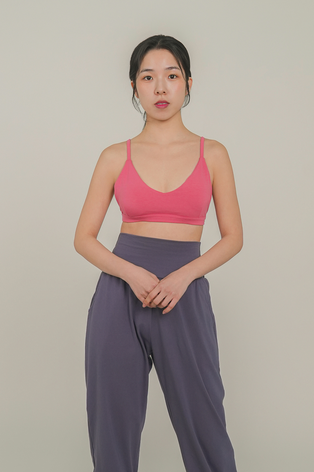 [에스라티] 숨 베이직 요가 브라탑 여성 요가복 필라테스옷 운동복 상의 브라렛 요가탑 - 상품 이미지