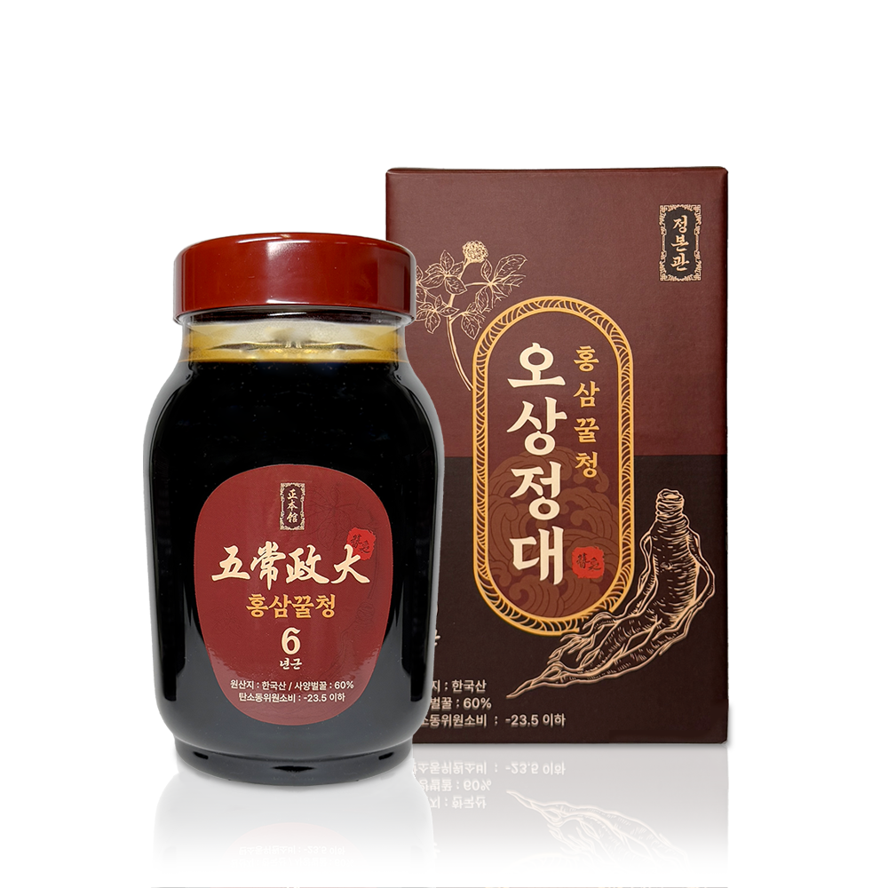정본관 오상정대 6년근 홍삼꿀청 잠요 벌꿀60% 홍삼청30% 2.4kg - 상세 이미지 3