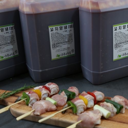 뫼루니식품 직화 닭꼬치양념 바베큐맛 5KG 닭꼬치소스 꼬지소스