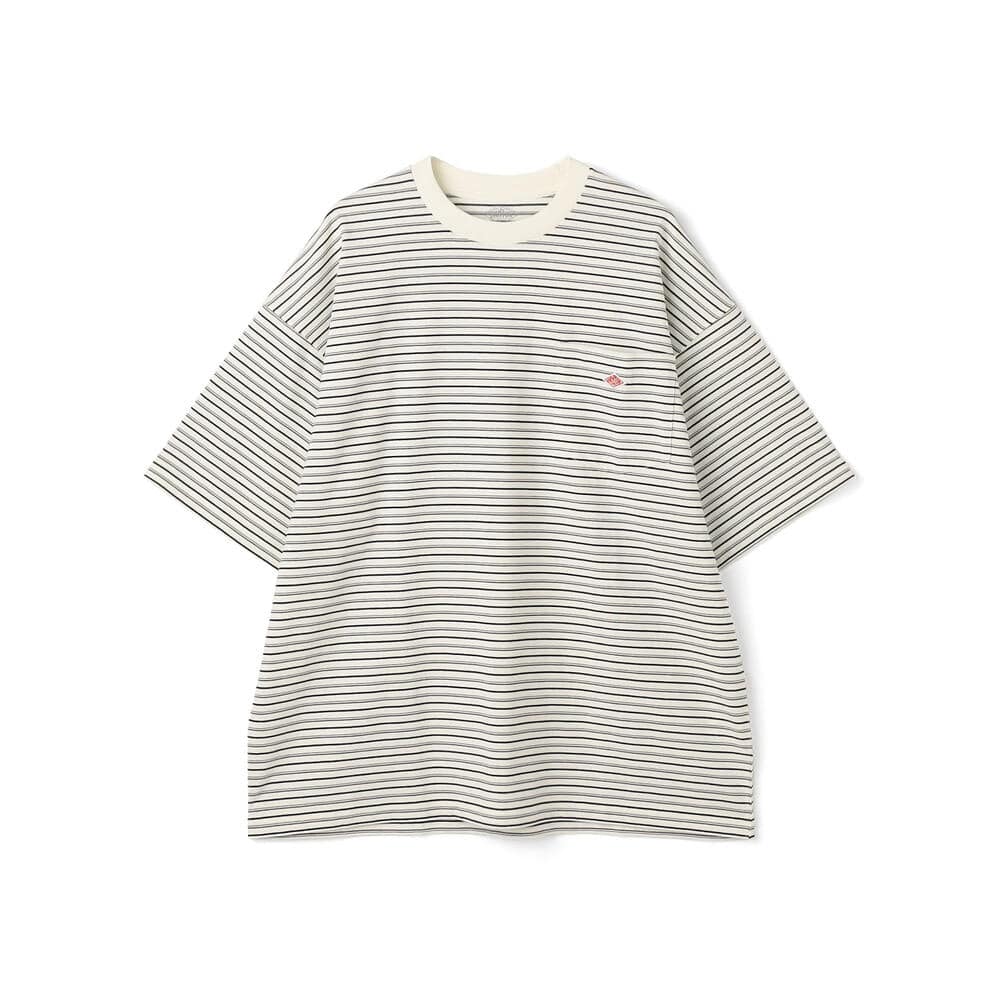 단톤 반팔티 MEN'S BIG SILHOUETTE POCKET T-SHIRT STRIPE 25SS 스트라이프 티셔츠 DNB251M103-0006 - 상세 이미지 2