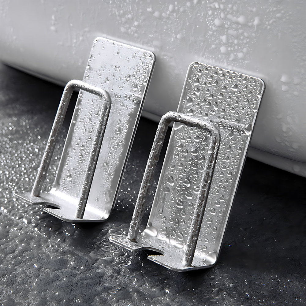 [단독] 무타공마켓 스텐 칫솔꽂이 2인 세트 치약 면도기 칫솔거치대