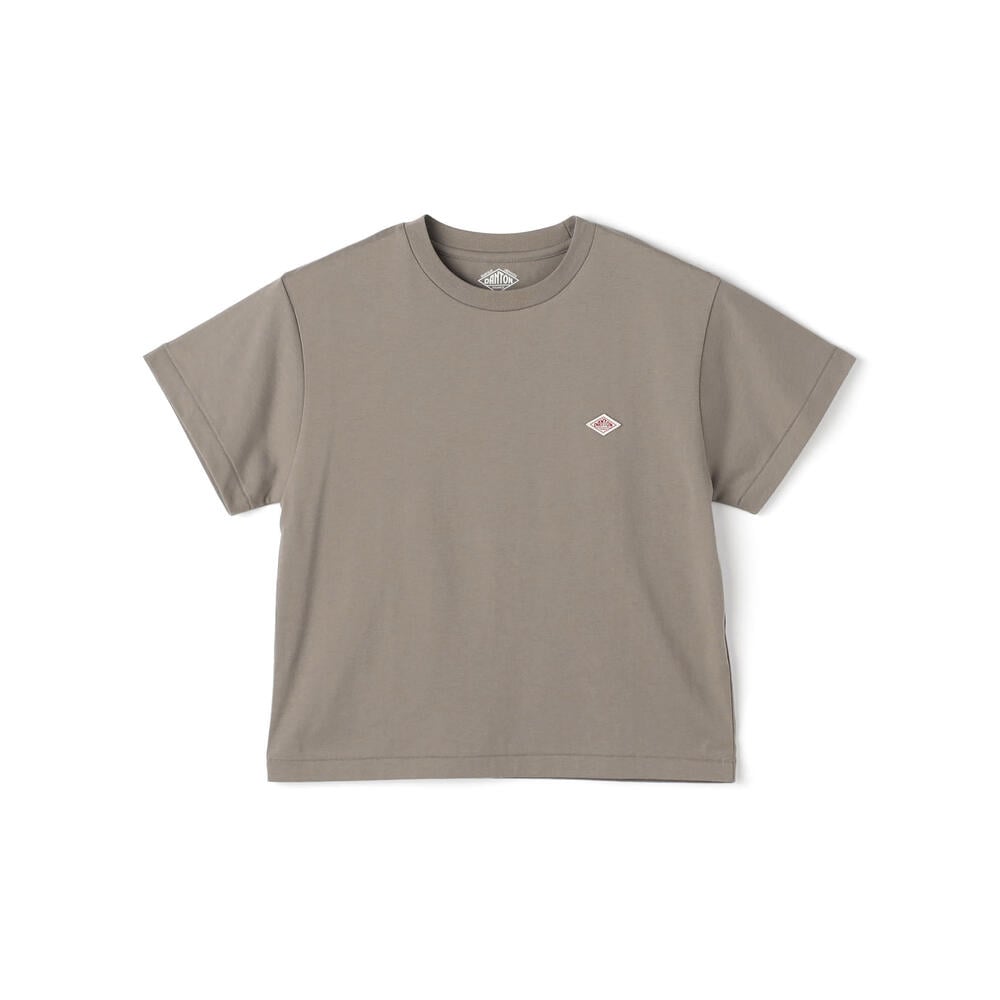 단톤 반팔티 WOMEN'S SHORT SLEEVE SEMI CROP T-SHIRT PLAIN 25SS 무지 티셔츠 DNB251L103-0003 - 상세 이미지 4