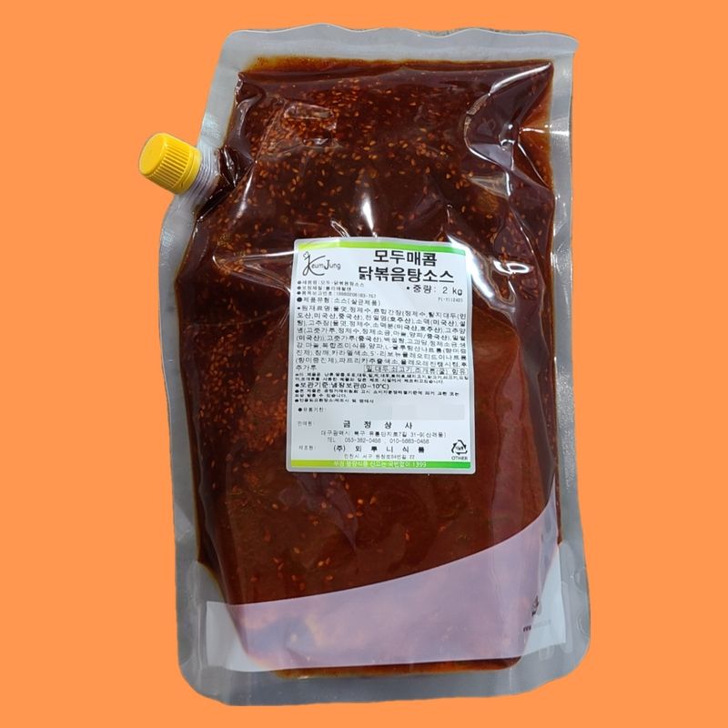 뫼루니식품 모두매콤 닭볶음탕소스 2KG 닭도리탕양념 - 상세 이미지 2