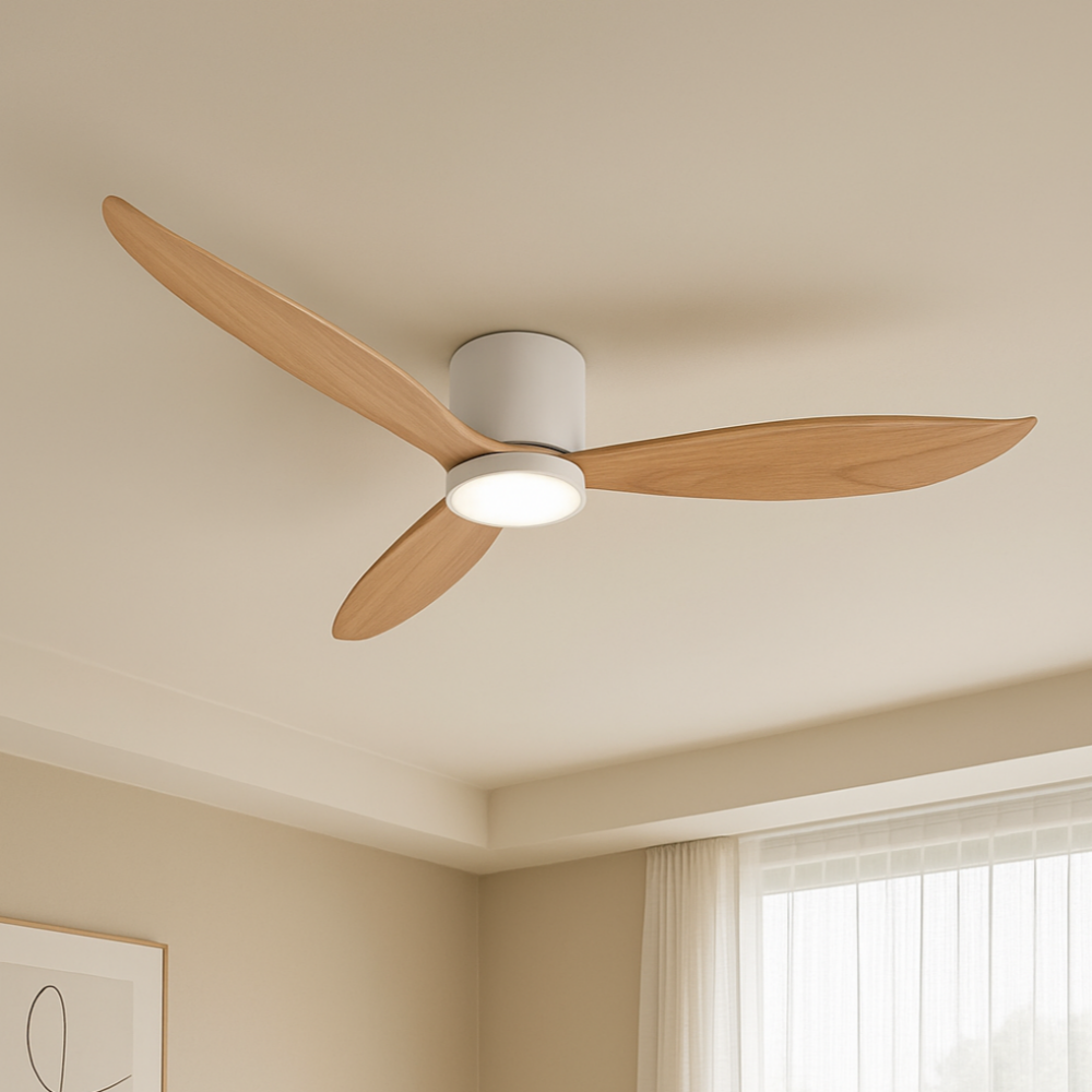 무드에어 프리미엄 조명 실링팬 113cm BLDC 초저소음 LED 리모컨형