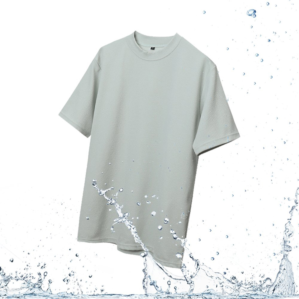 링클프리반팔티 무지티 쿨티 남자흰티 - 상세 이미지 5