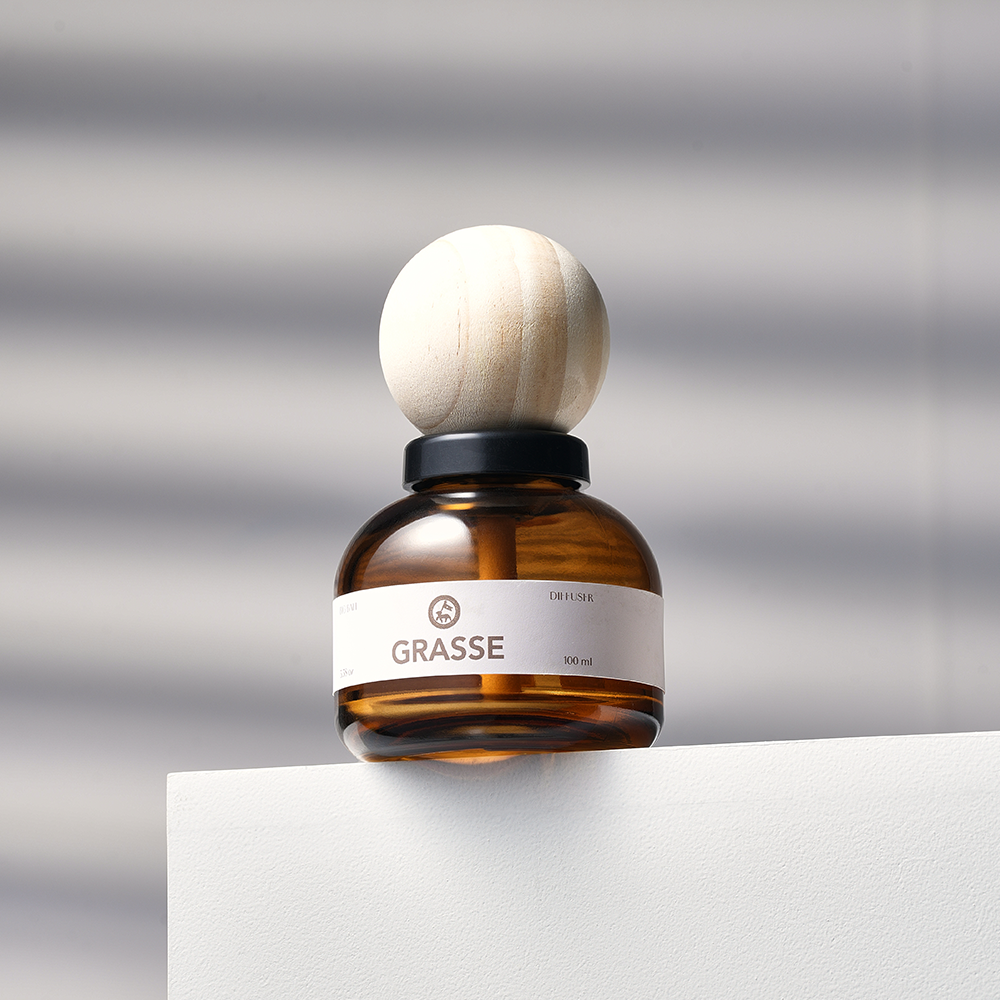 [불스원] 그라스 빅볼 차량용 디퓨저 대형 우드볼 방향제 100ml 플라워샵