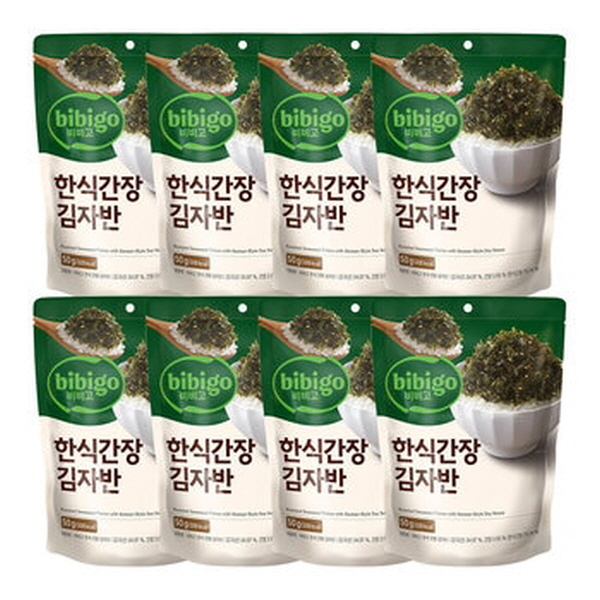 코스트코 CJ 명가 김자반 한식간장 50g x 8 : 케이물산