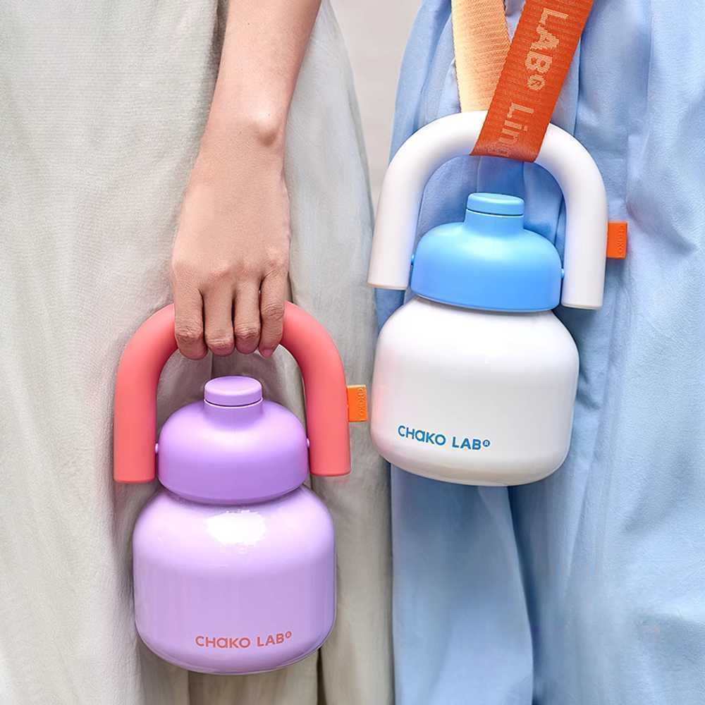 차코랩 손잡이 보온 보냉 빨대 주전자 휴대용 냄비 반딧불의 숲 - 상품 이미지