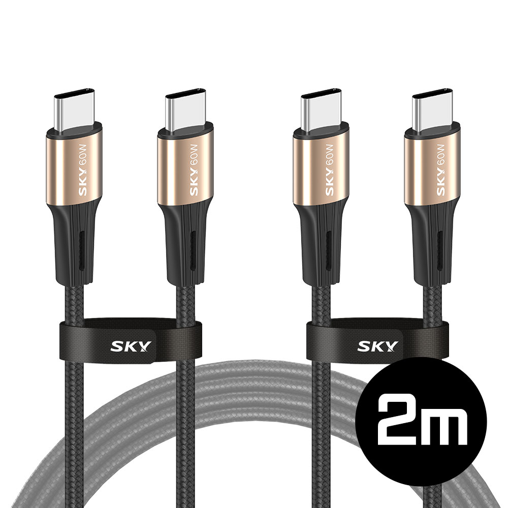 1+1 비트 60W C타입 to C USB PD 고속 충전 패브릭 케이블 - 상세 이미지 4