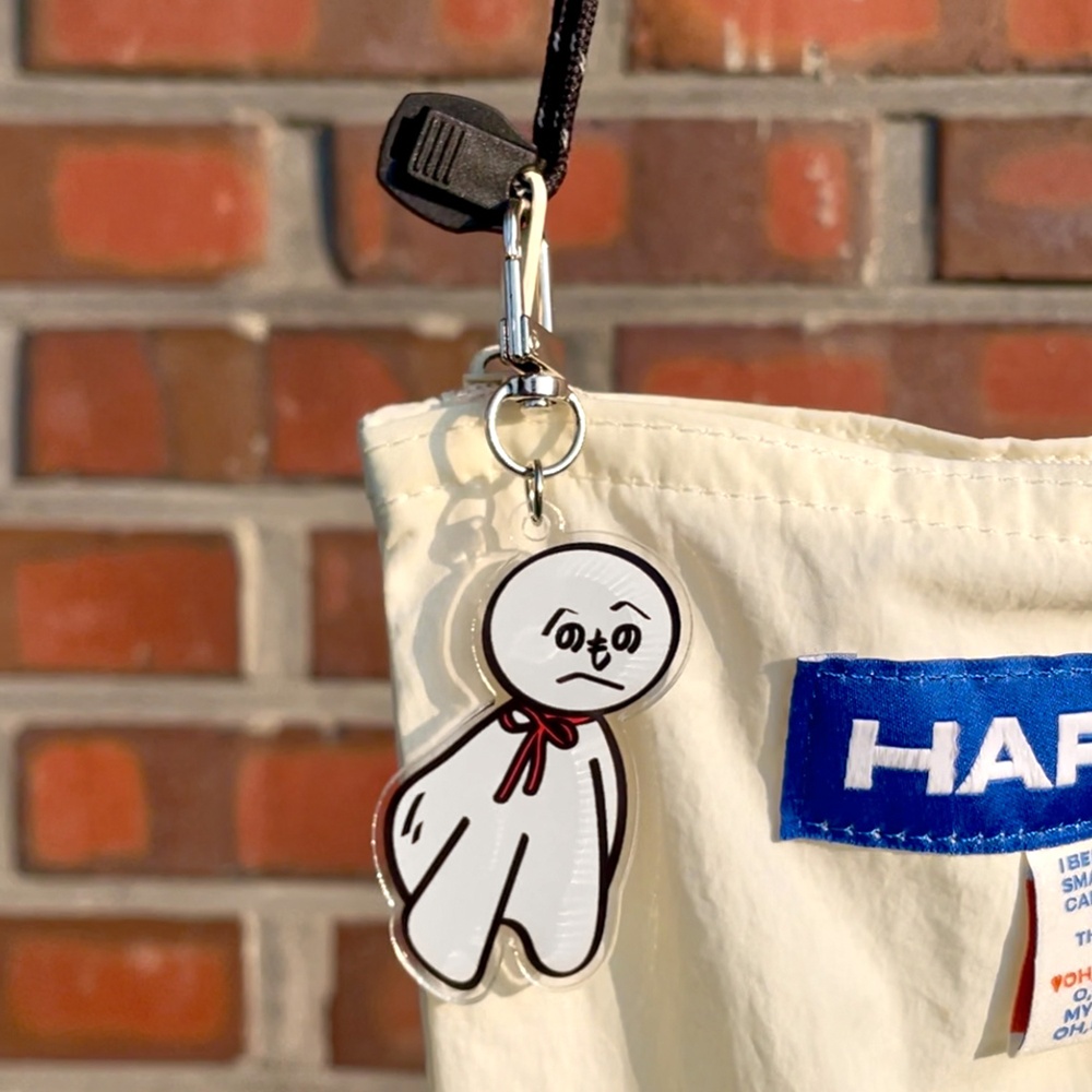 비안오는 행운 부적 테루테루보즈 키링 날씨요정 인형 오마모리 선물 백참 가방 열쇠고리 - 상세 이미지 3