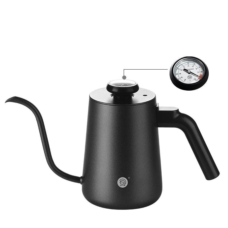 zeroHero C07 프로 푸어오버 커피 케틀 핸드드립포트 온도계 650ml, 블랙 - 메인 이미지