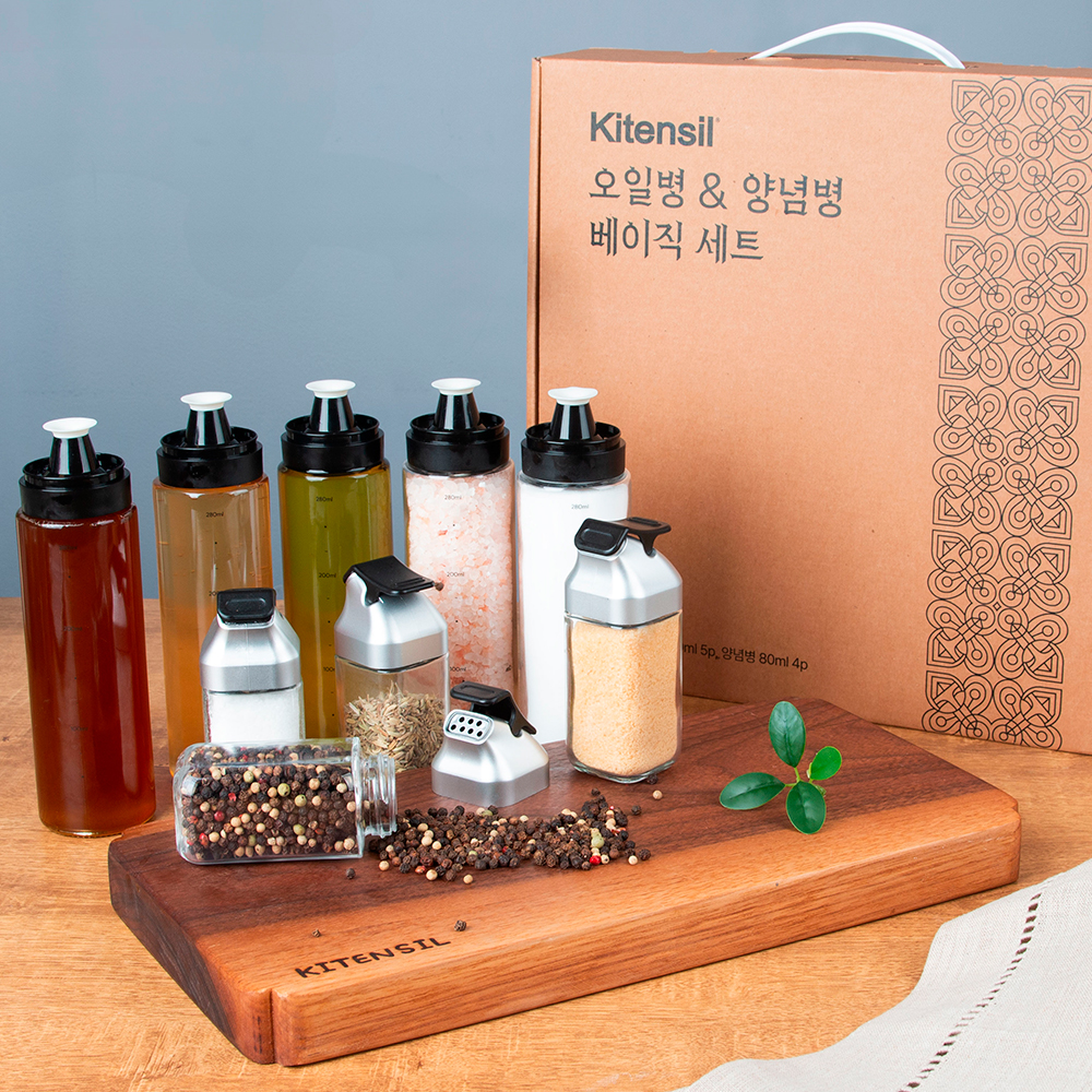 키텐실 오일병 양념병 베이직 선물세트 집들이 신혼부부 이미지 7