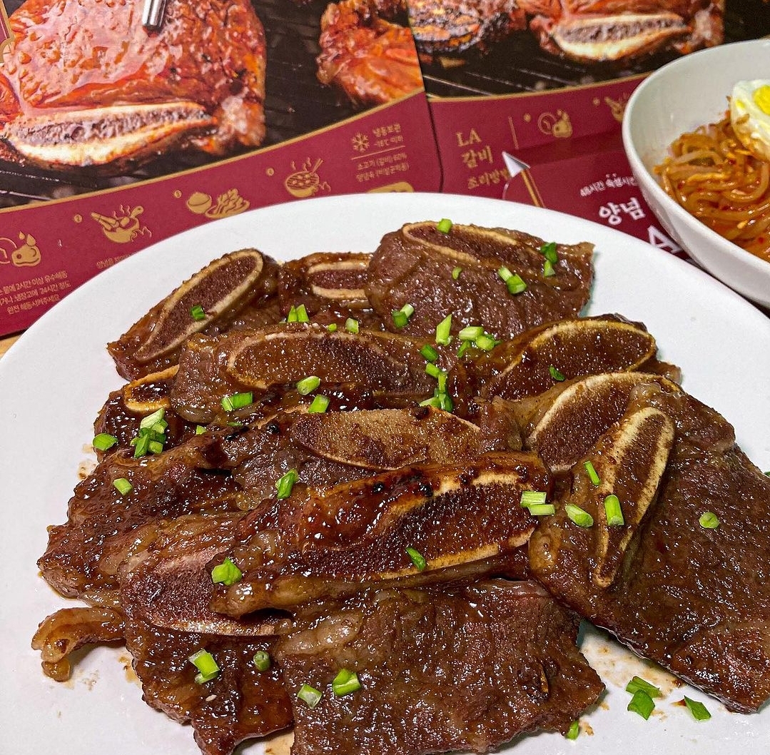 일품나라 양념 LA꽃갈비 미국산 소갈비 구이 500g 2팩 6팩 - 상세 이미지 5