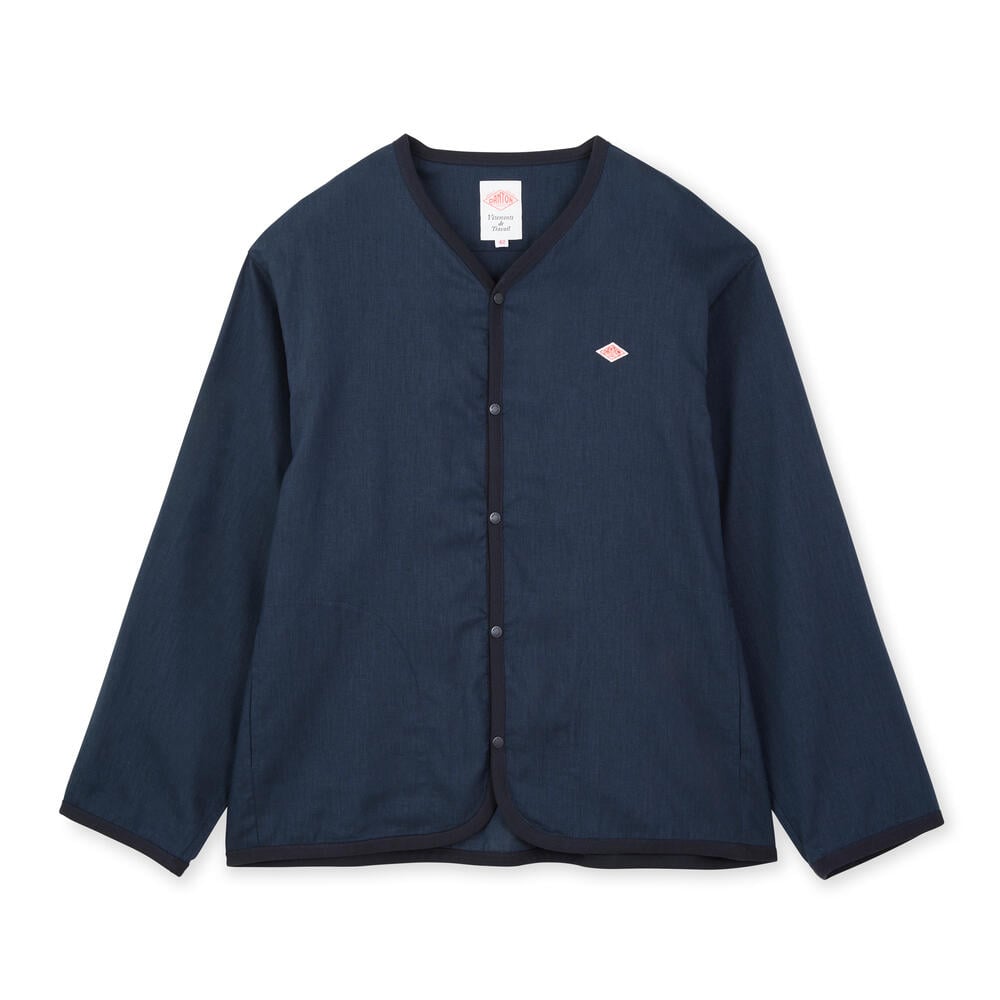 단톤 가디건 MEN'S LINEN POLYESTER CLOTH SHIRT CARDIGAN 25SS 리넨 셔츠 DNB251M104-0021 - 메인 이미지