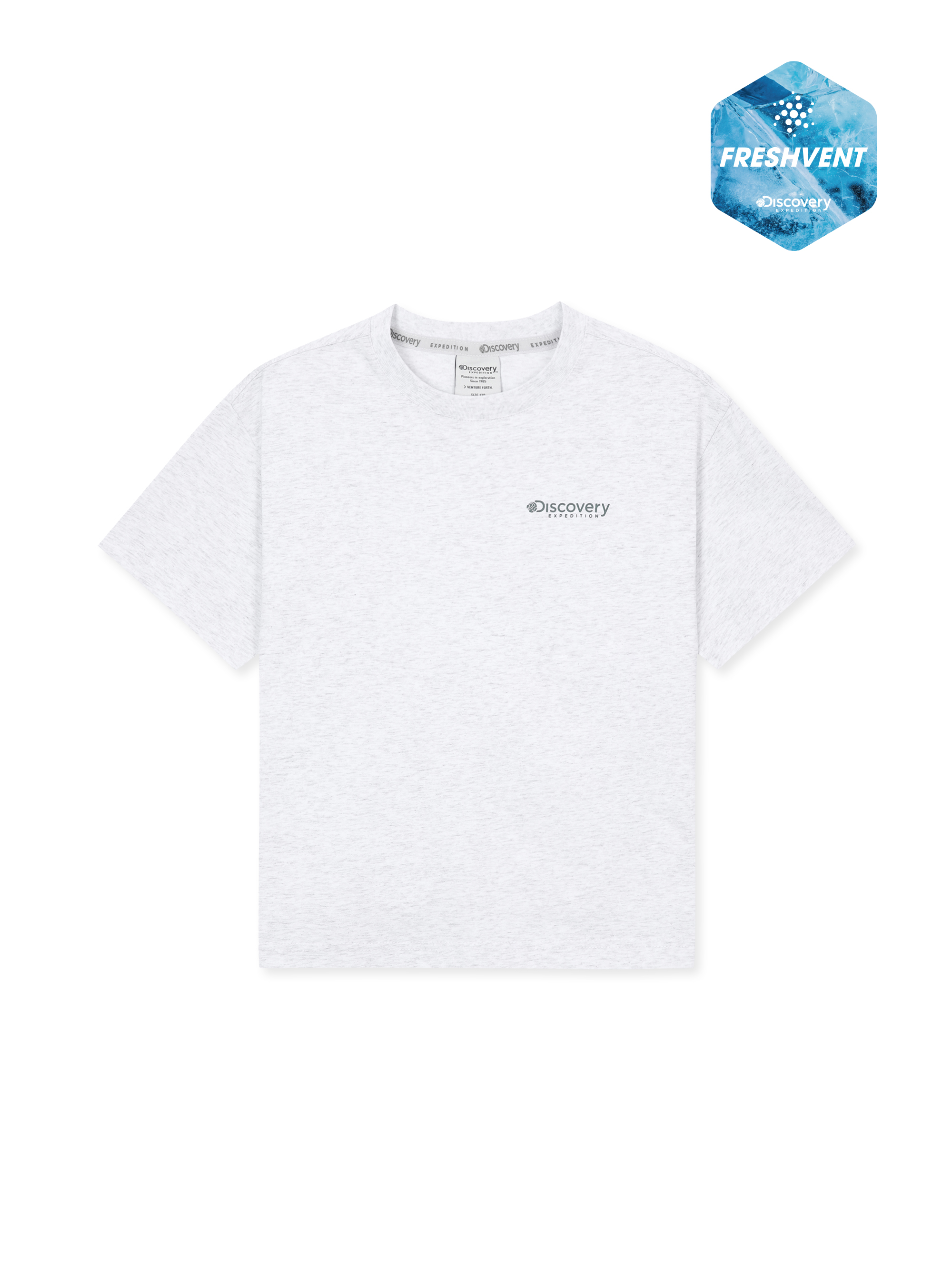 [디스커버리 키즈] 키즈 프레시벤트 워싱 마운틴 그래픽 반팔티셔츠 (M/GREY) DKRS72053 : 디스커버리 익스페디션 키즈