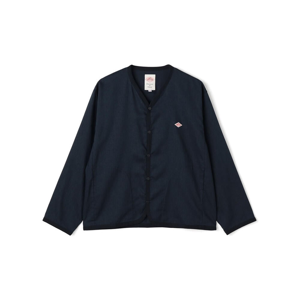 단톤 가디건 WOMEN'S LINEN POLYESTER CLOTH SHIRT CARDIGAN 25SS 리넨 셔츠 DNB251L104-0021 - 상세 이미지 2