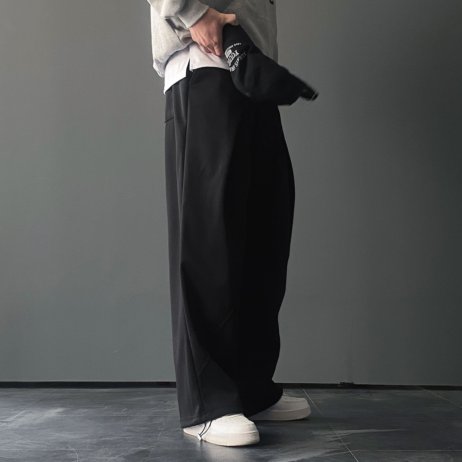 스웻팬츠 스웨트팬츠 벌룬팬츠 남자통바지 - 상세 이미지 3