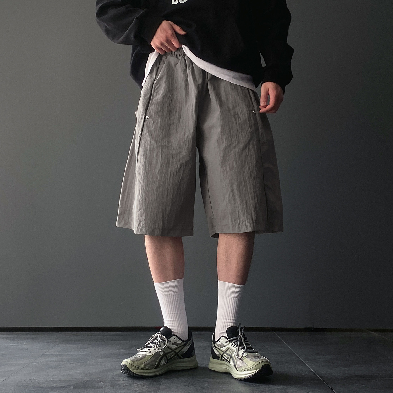 나일론반바지 벌룬팬츠 남자버뮤다 버뮤다반바지 - 상세 이미지 3