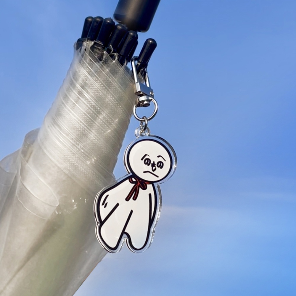 비안오는 행운 부적 테루테루보즈 키링 날씨요정 인형 오마모리 선물 백참 가방 열쇠고리 - 상세 이미지 2