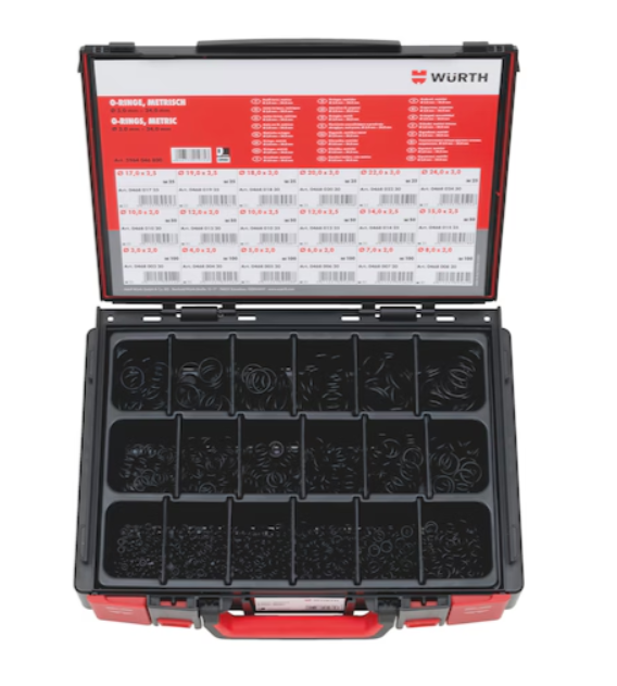 [공식몰]WURTH 뷔르트 NBR 오링 세트 1050PCS 3mm-24mm - 상세 이미지 2