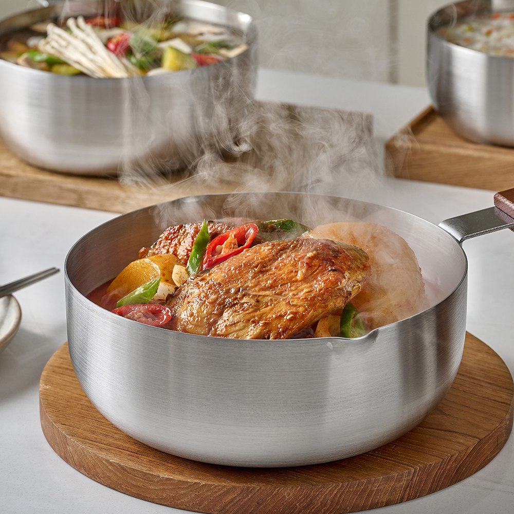 레카 통3중 편수냄비 16cm