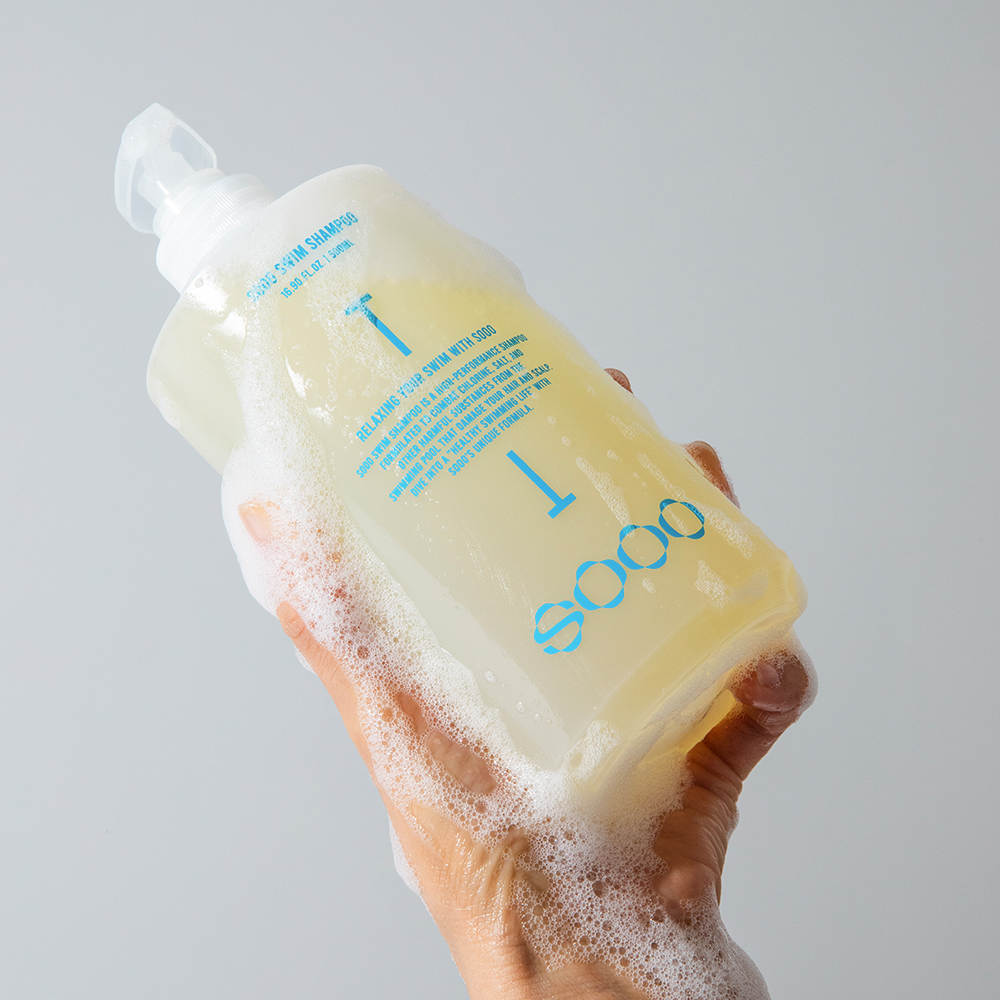 [내일배송]수영 샴푸 염소 냄새 제거 SOOO 수영장 전용 수샴푸 500ml 이미지 4