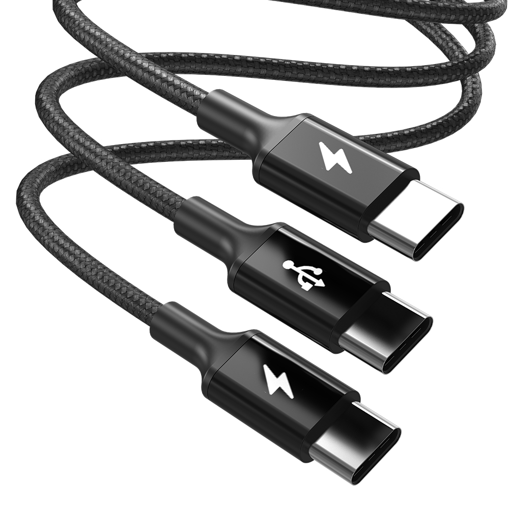비트 60W C타입 to 3C USB PD 고속 충전 3in1 케이블 - 상세 이미지 4