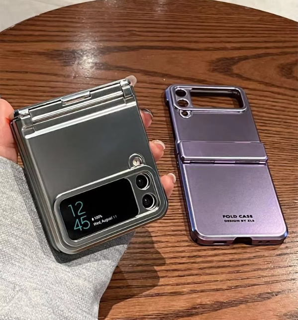 힌지보호 케이스 범퍼 하드 슬림 풀커버 카메라보호 지플립 화이트, 갤럭시Z 플립3 - 상품 이미지