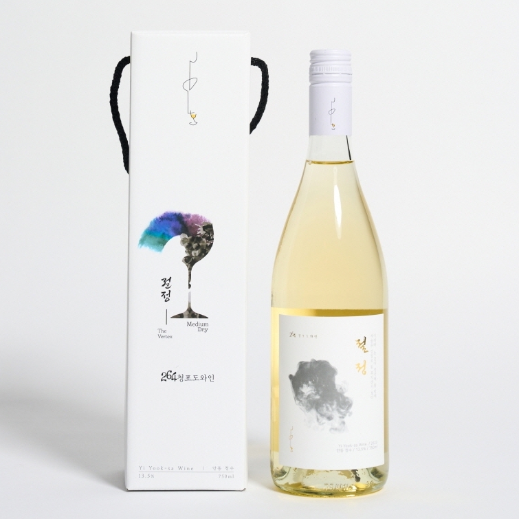 이육사와인 절정 13.5도 750ml 264청포도와인 청수 화이트(케이스포함)