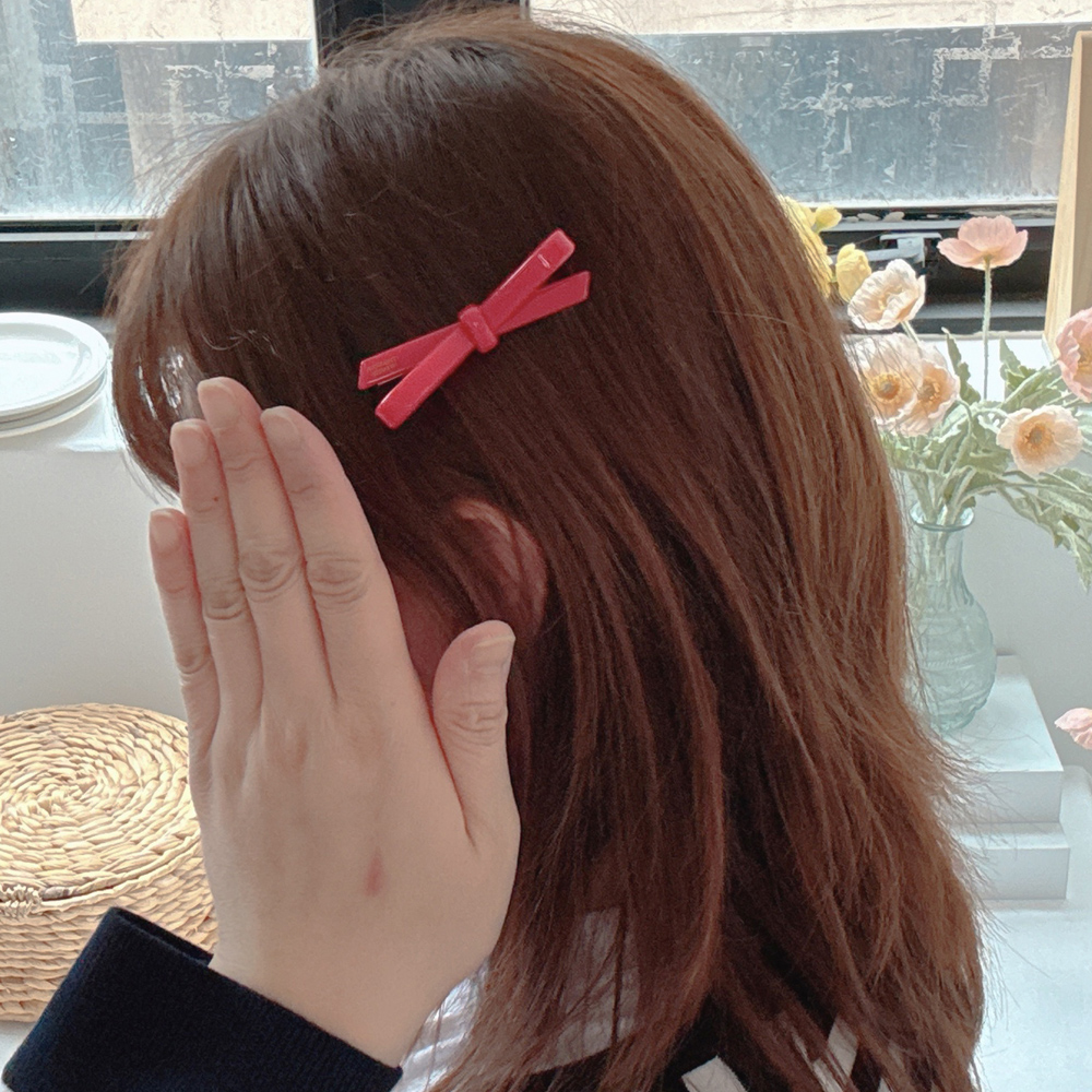 프랑스핀 리본미니집게핀 명품머리핀 헤어핀 삔 CREATIONFRANCE 이미지 6