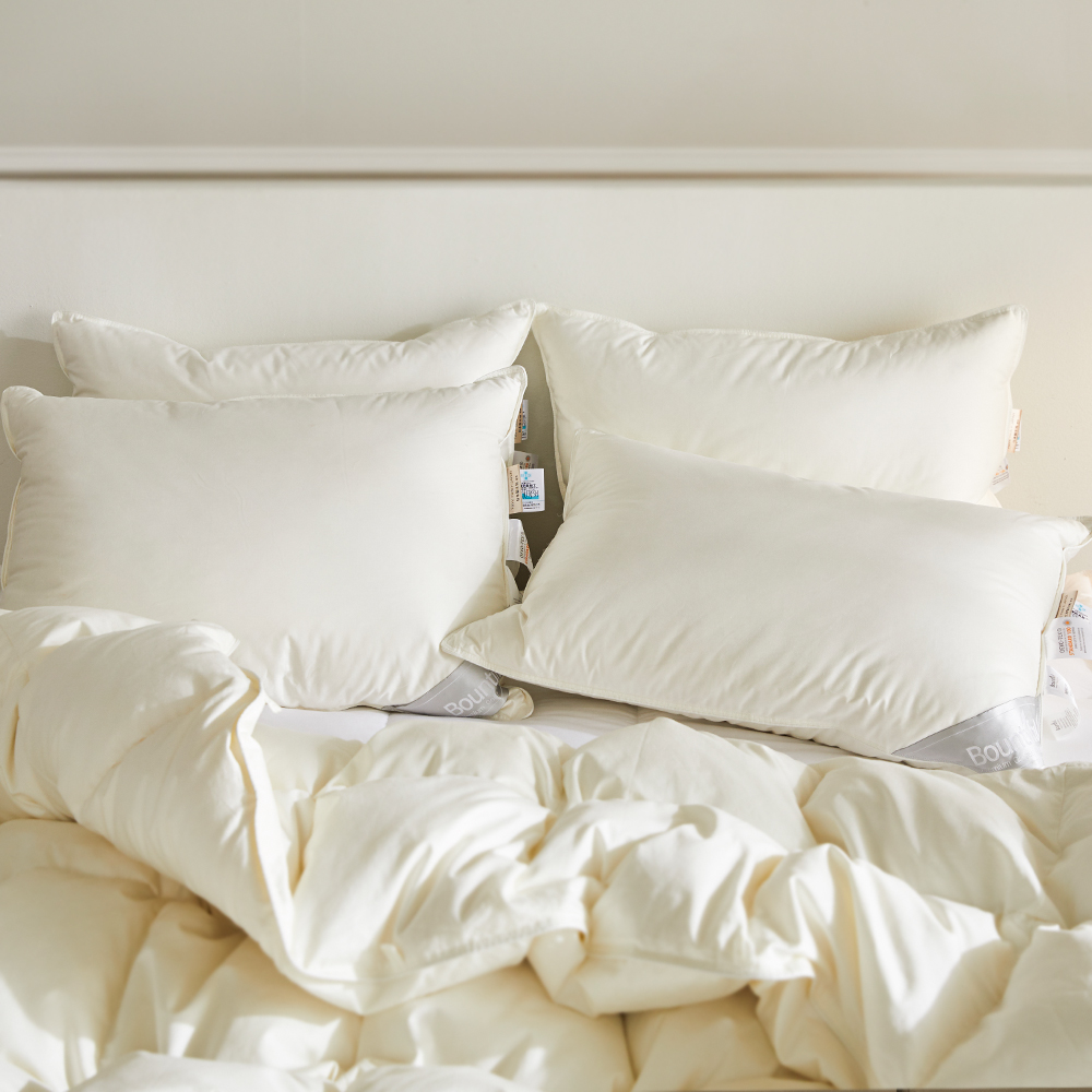 폴란드 구스다운 90% 수피마면 호텔 구스베개 50x70cm 600g