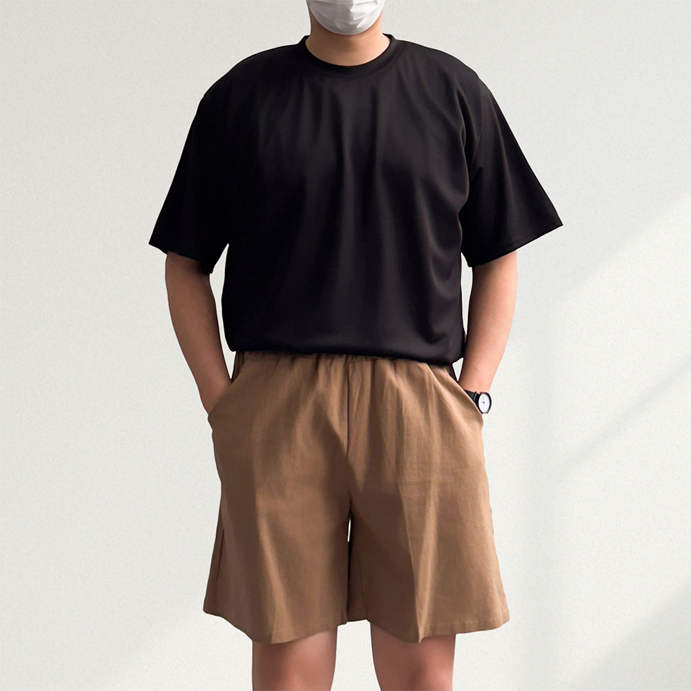 1+1 무지티 쿨티 메쉬반팔티 냉감티셔츠 - 상세 이미지 2