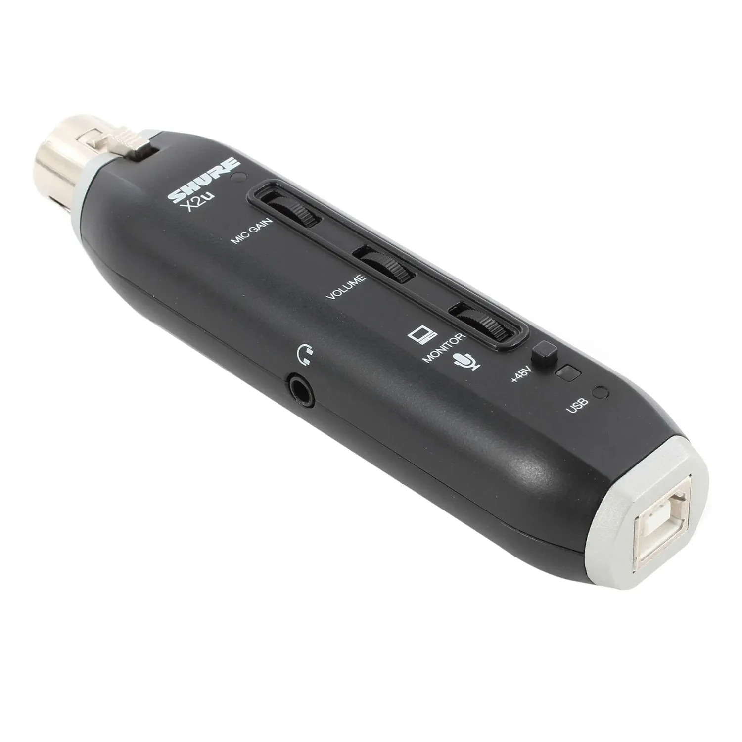 SHURE X2U 슈어 PC용 USB 유선 마이크 컴퓨터용 변환 어댑터 녹음 방송 오인페 - 상세 이미지 3
