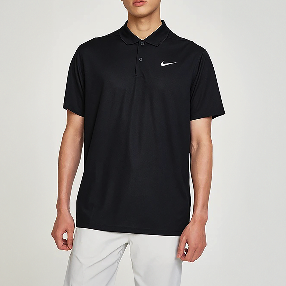 [도착보장] 나이키 드라이핏 반팔 남성 골프 폴로 티셔츠 테니스웨어 DH0858블랙, XL - 상세 이미지 3