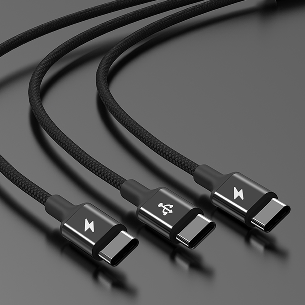 비트 60W C타입 to 3C USB PD 고속 충전 3in1 케이블 이미지 6