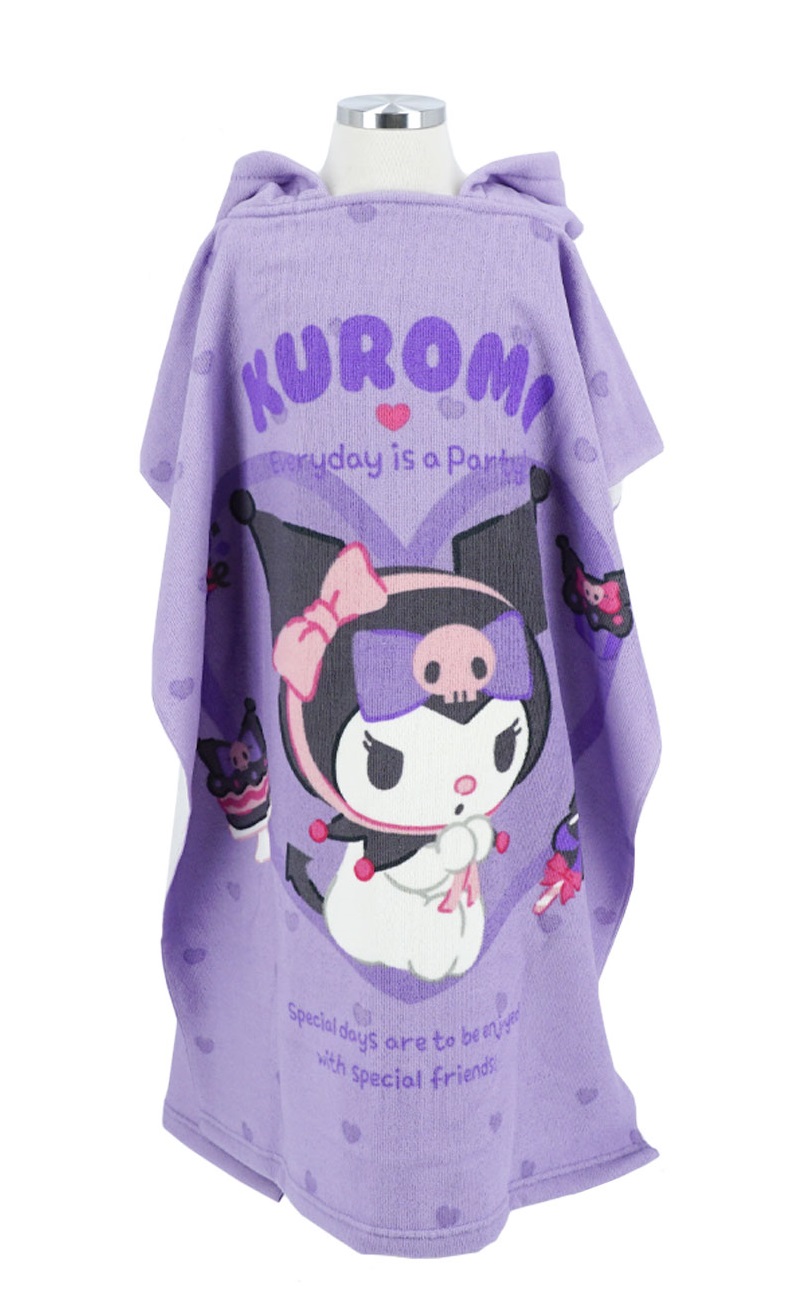 산리오 비치 가운 타올 마이멜로디 유아 주니어 후드 목욕 샤워