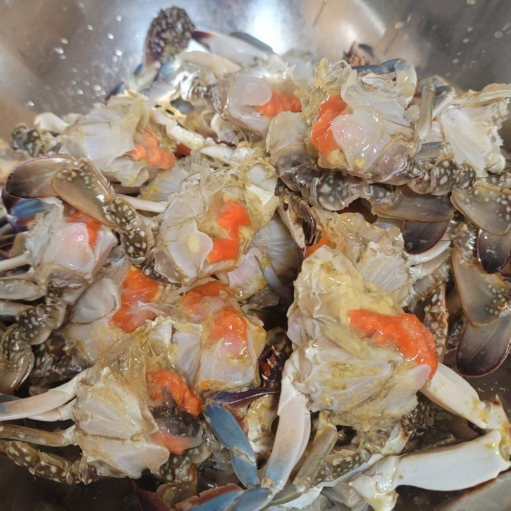 양념 간장게장용꽃게 꽂개 서해 서해안 냉동꽃게 절단게 급냉절단꽃게 꽃개 1kg, 1개 - 상세 이미지 2