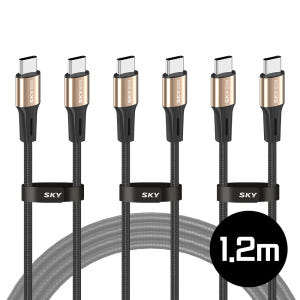1+1+1 비트 60W C타입 to C USB PD 고속 충전 패브릭 케... 개봉기 | 실사용 후기 - 상품 이미지 4