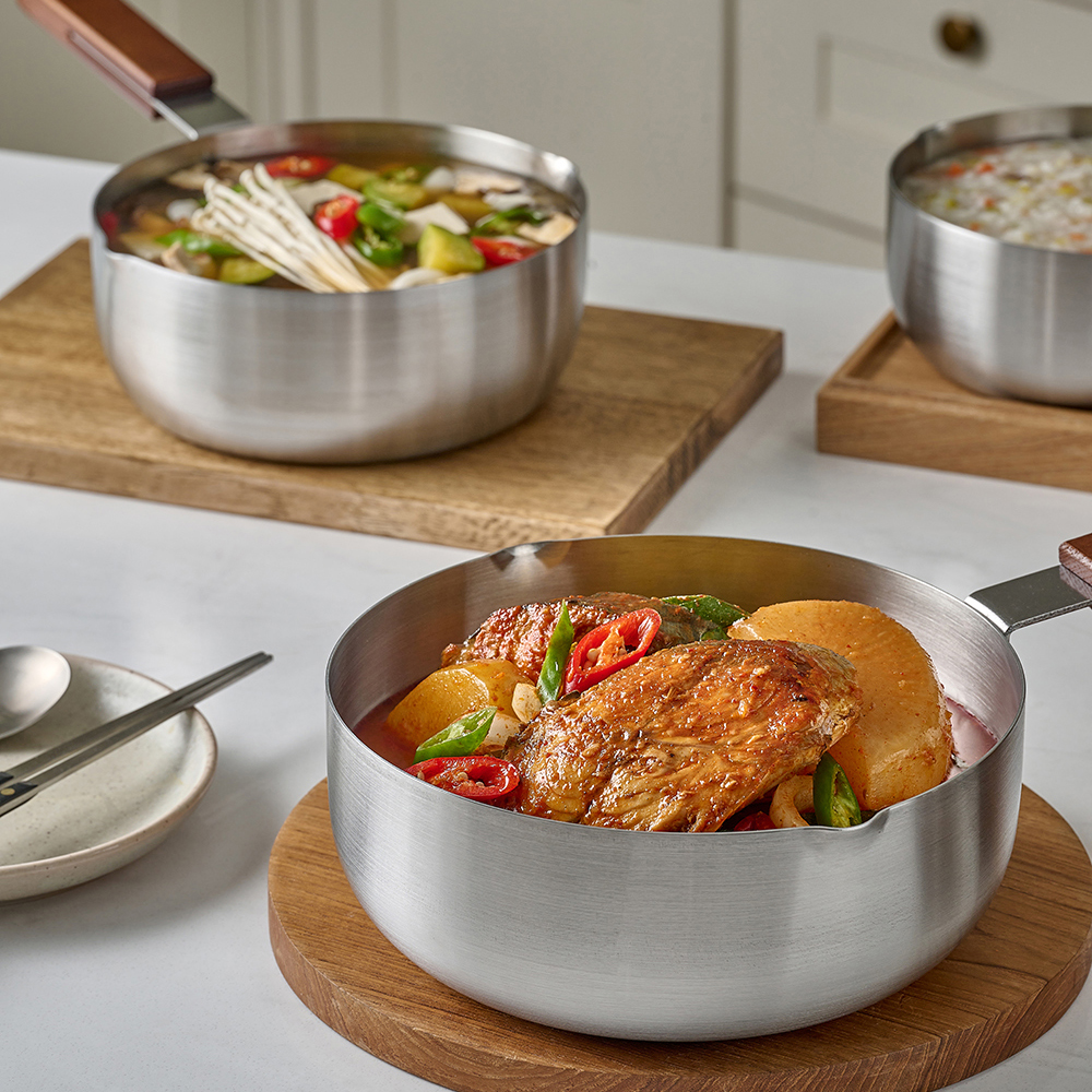 레카 통3중 편수냄비 16cm