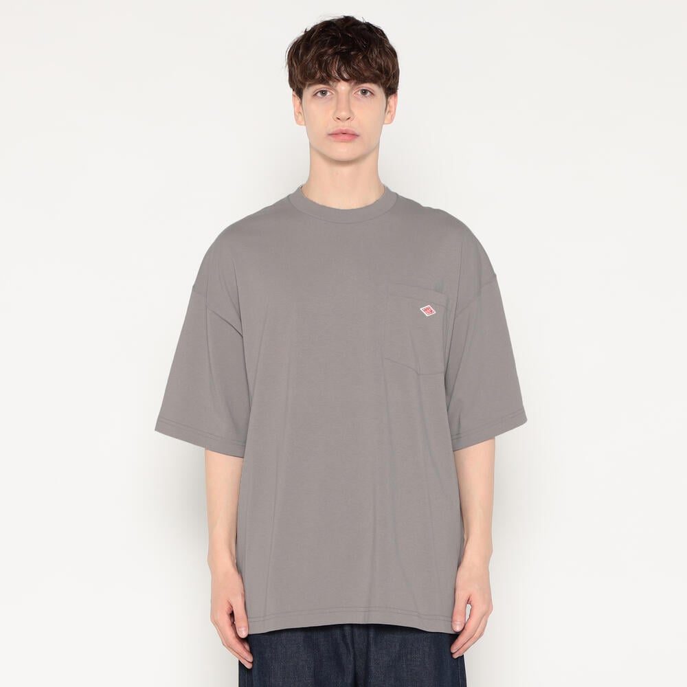 단톤 반팔티 MEN'S BIG SILHOUETTE POCKET T-SHIRT 25SS 무지 티셔츠 DNB251M103-0005 - 상세 이미지 5