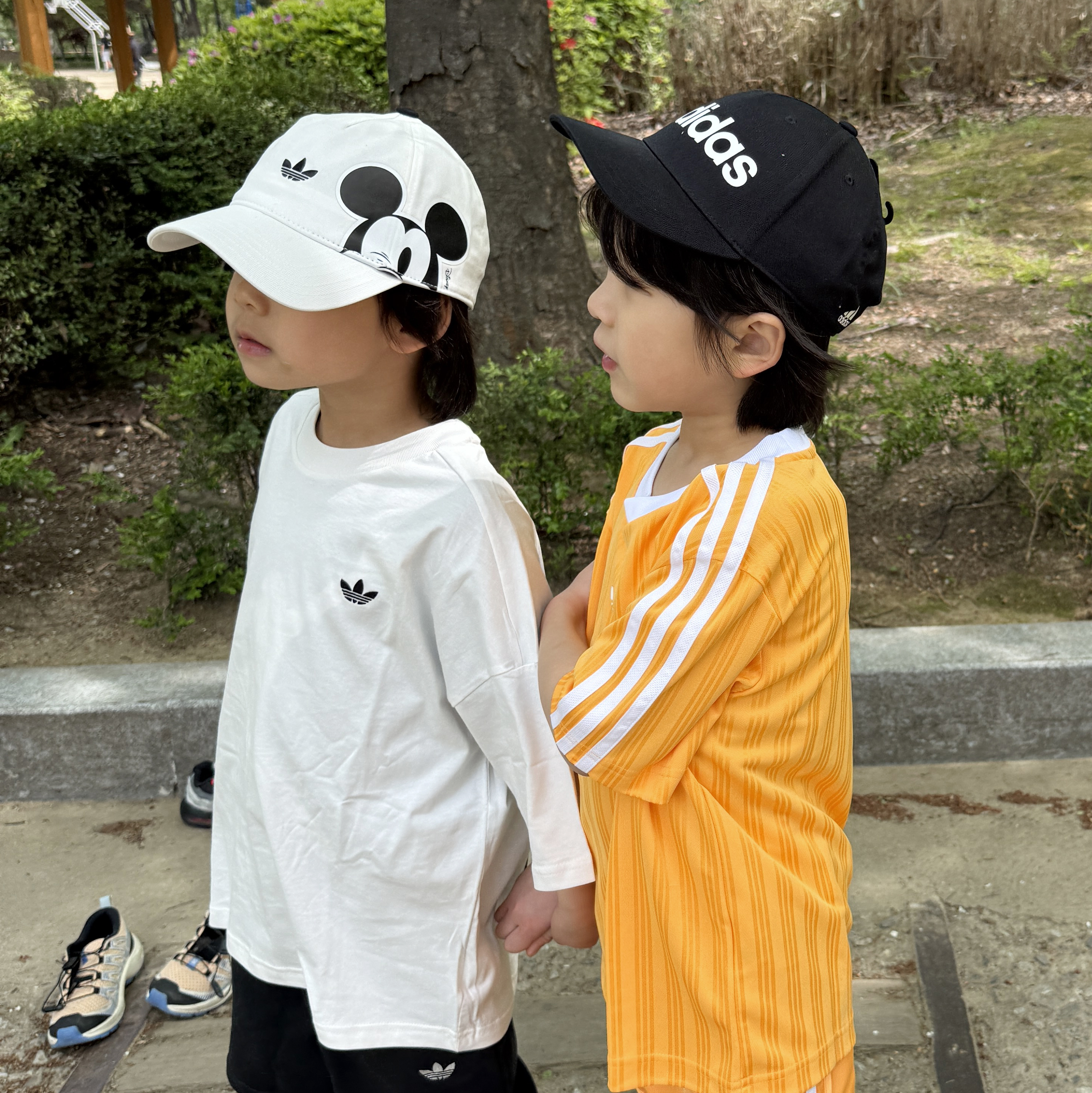 아디다스 키즈 모자 볼캡 트레포일 벙거지 버킷햇 - 상세 이미지 2