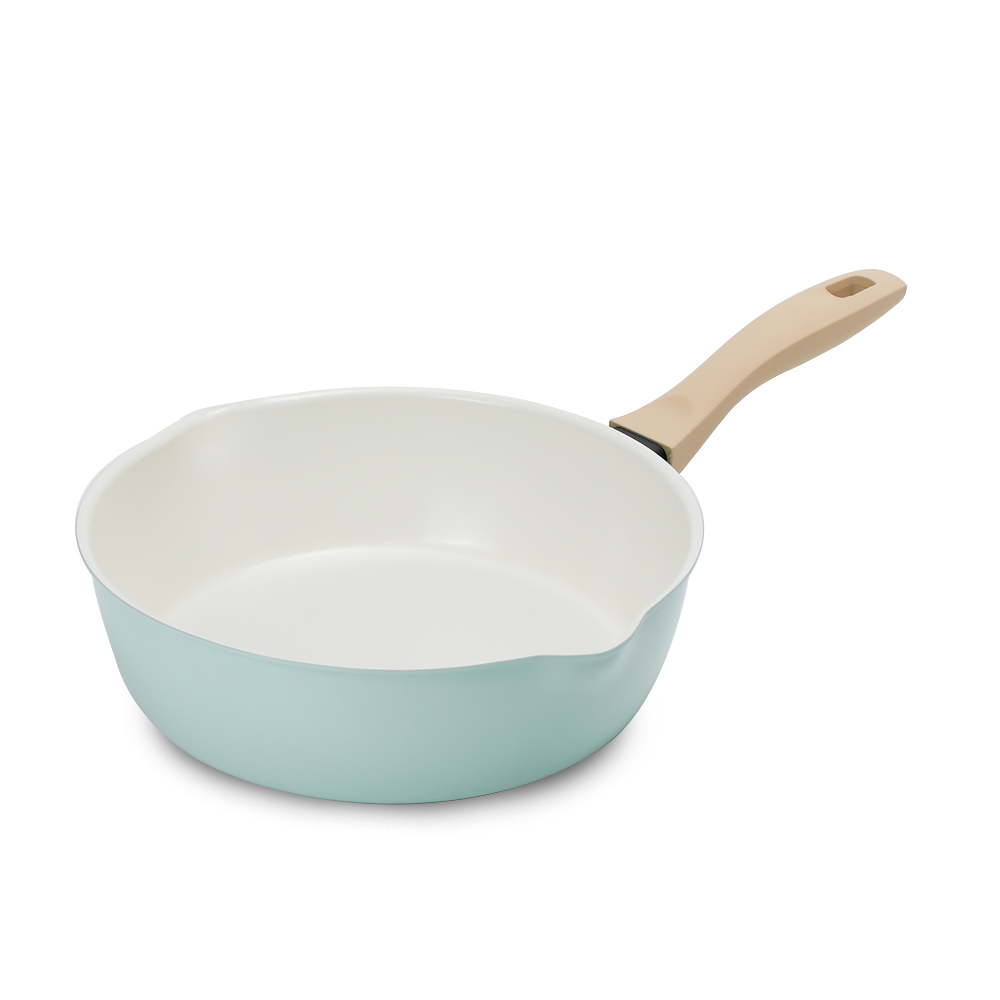 IH 인덕션 블룸 만능 멀티팬 24cm, 궁중팬_민트 - 상품 이미지