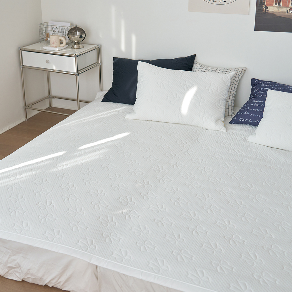 히말라야 듀라론 냉감패드 아이스쿨링 여름 침대패드 3중직 패밀리 220x210cm