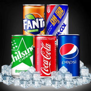 [미니캔] 음료수 코카콜라 펩시 칠성사이다 환타 맥콜 190ml 각2개1... 맛있게 먹은 솔직 후기 - 상품 이미지 1
