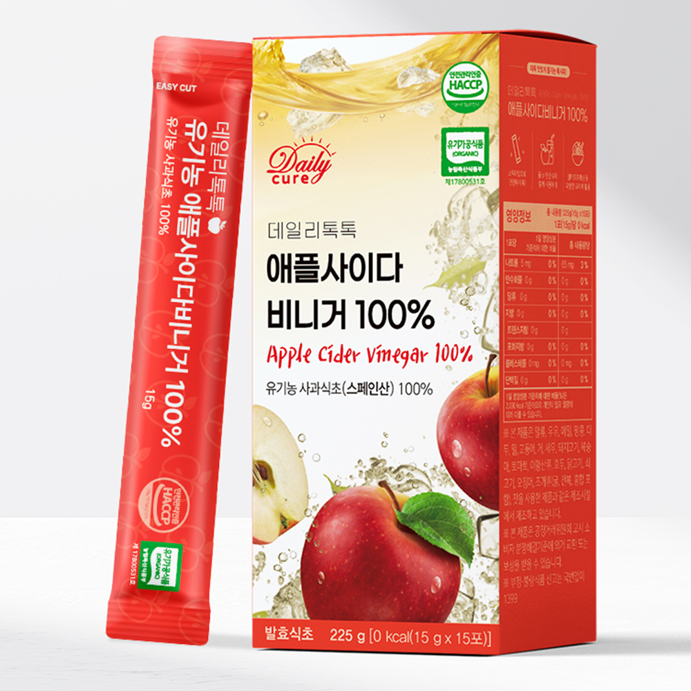 에사비 유기농 애플사이다비니거 발효 사과초모식초 애사비 스틱 효능
