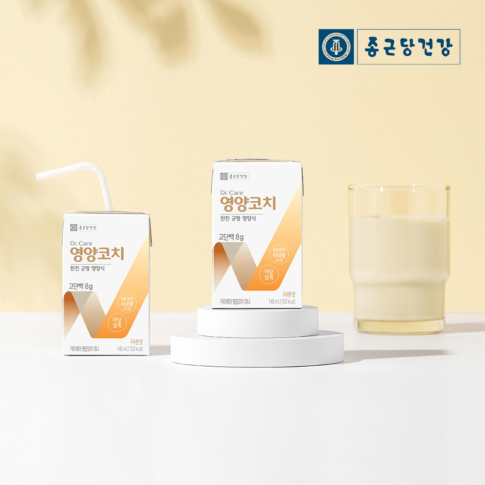 종근당건강 닥터케어 영양코치 미니 140ml 24팩 - 상세 이미지 3