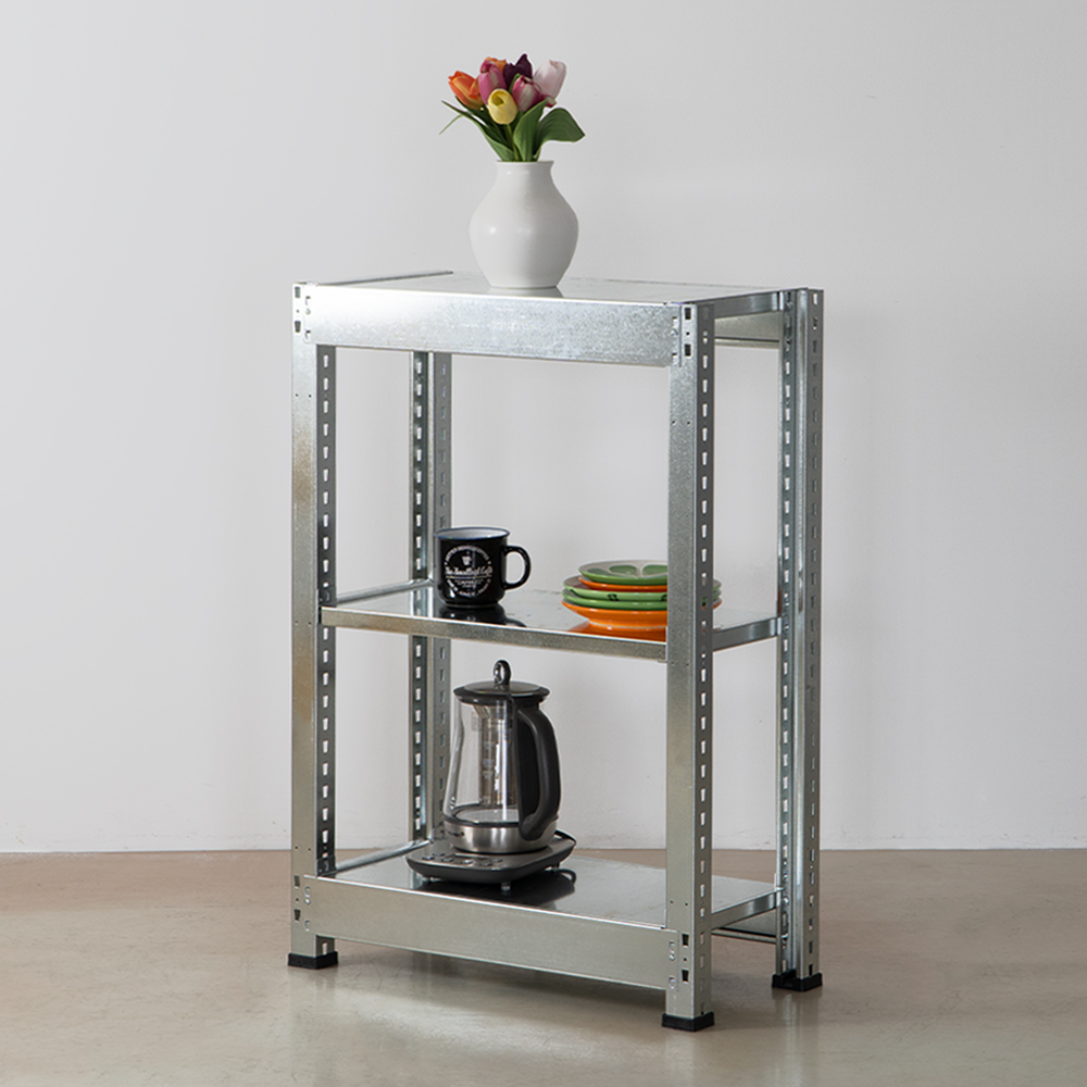 누들랙 실버 경량랙 철제선반 조립식 앵글 팝업스토어 캠핑용품 진열대 체육관 9004501200